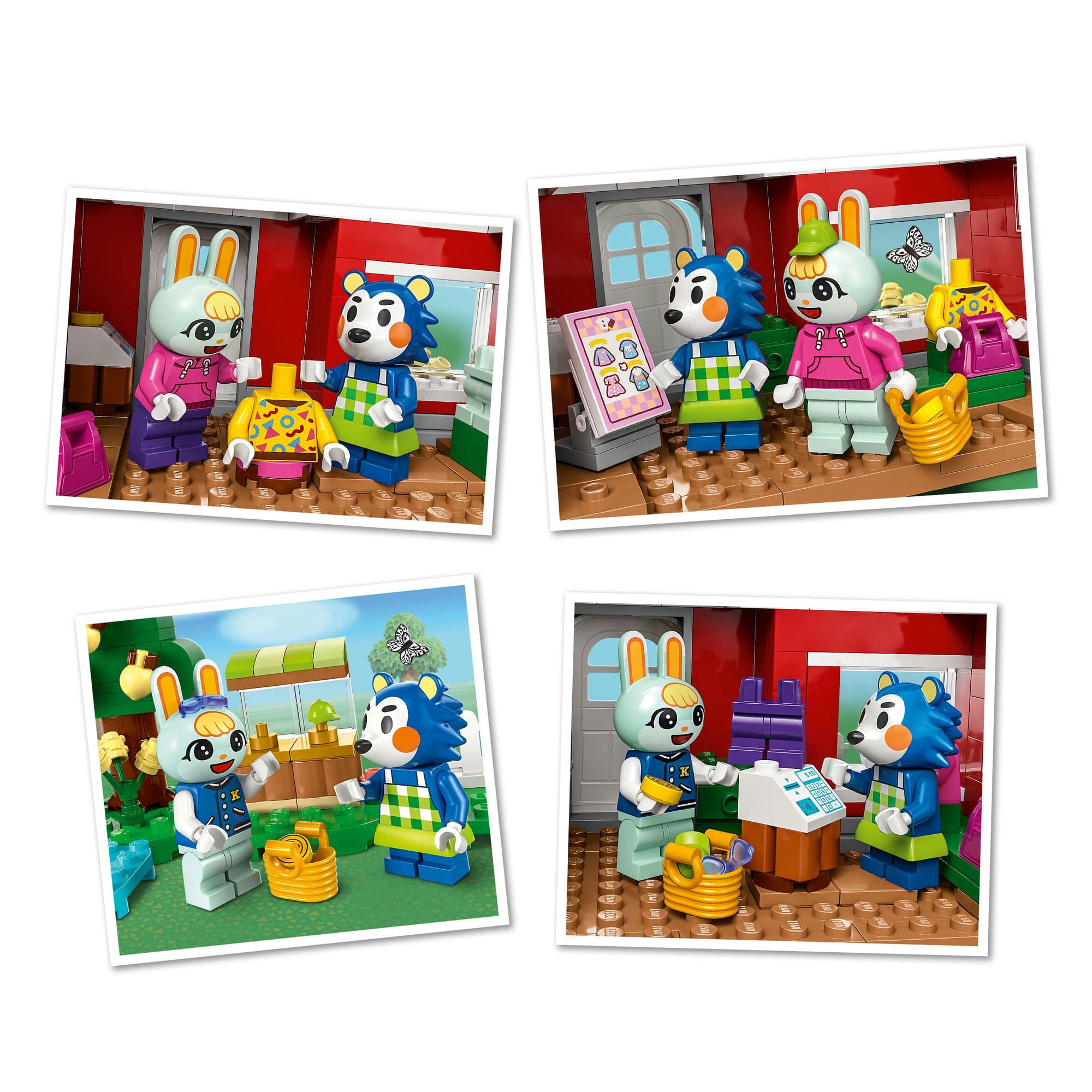 LEGO® Animal Crossing™ Able Sisters Clothing Shop Role-Play Building Kit 77055
